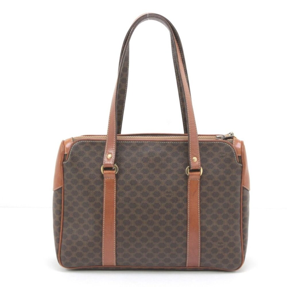 Celine Macadam Pattern Tote Bag Brown - Picture 3 of 9